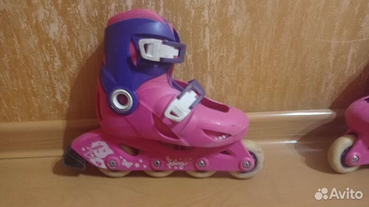 Роликовые коньки детские раздвижные