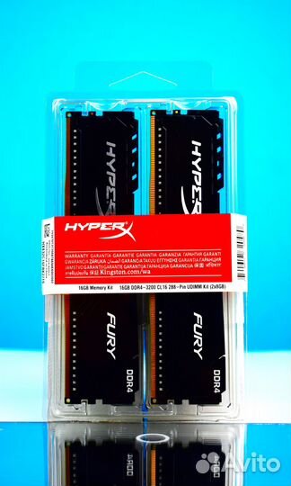 HyperX Fury DDR4 3200 мгц 16 GB
