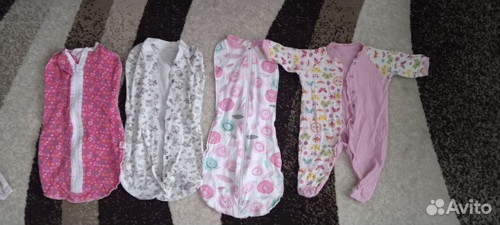 Детские вещи пакетом на девочку от 0 до 68 р-ра