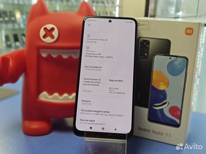 Xiaomi Redmi Note 11, 4/128 ГБ