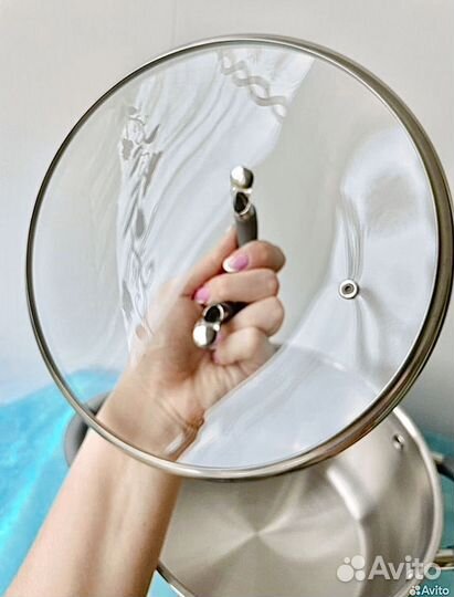 Кастрюля 4,8 л. нержавейка