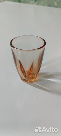 Рюмка стопка карамельное стекло СССР