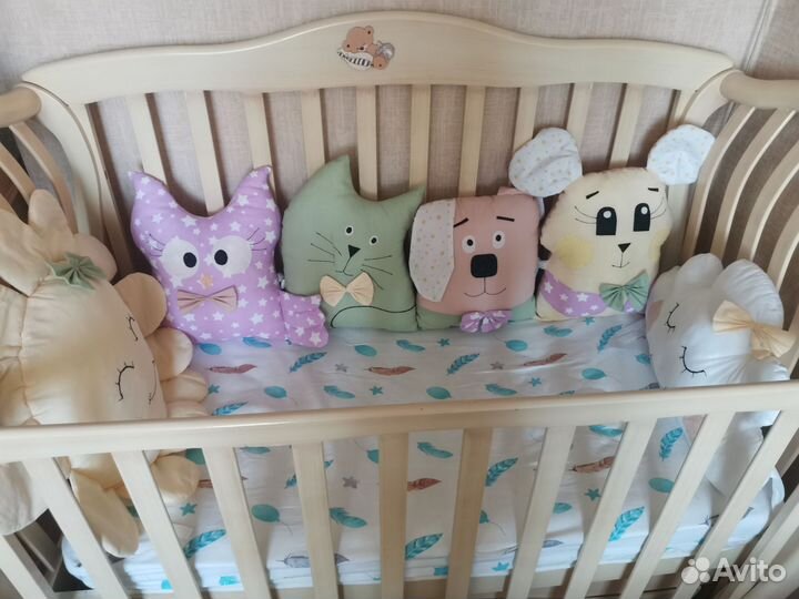 Бортики в кроватку