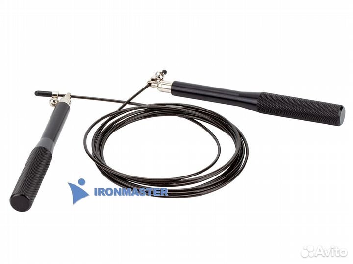Скакалка скоростная Ironmaster с алюминиевыми руко