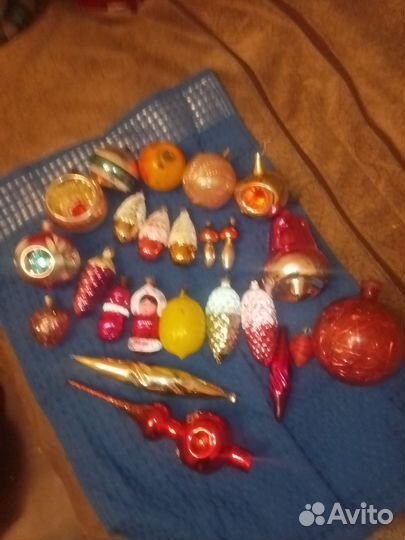 Елочные игрушки СССР одним лотом