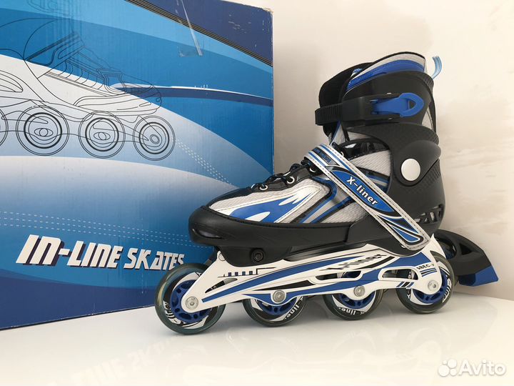 Ролики раздвижные IN-line skate X-liner р. 41-44