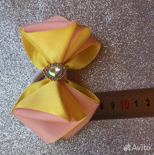 Бант ручной работы «Капелька»