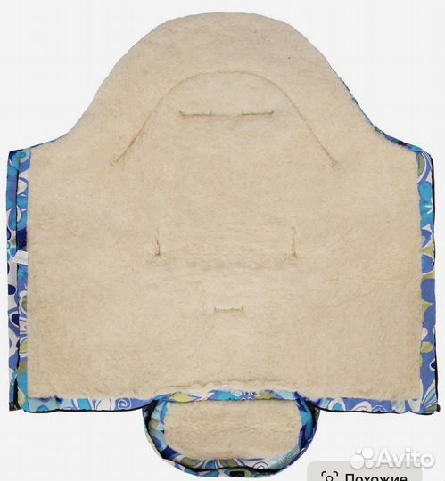 Конверт мешок меховой в коляску Womar Zaffiro