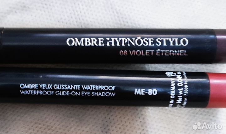 Тени Lancome, make up forever, metall hype