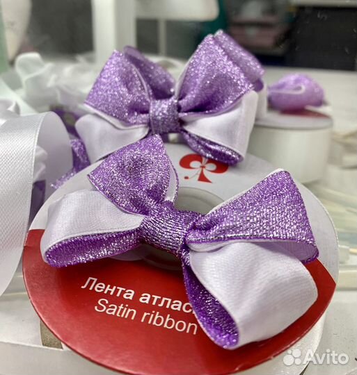 Банты ручной работы, заколки для волос