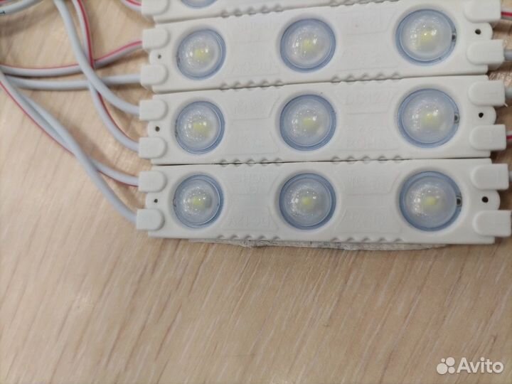 Светодиодные линзованные модули 3LED, IP65