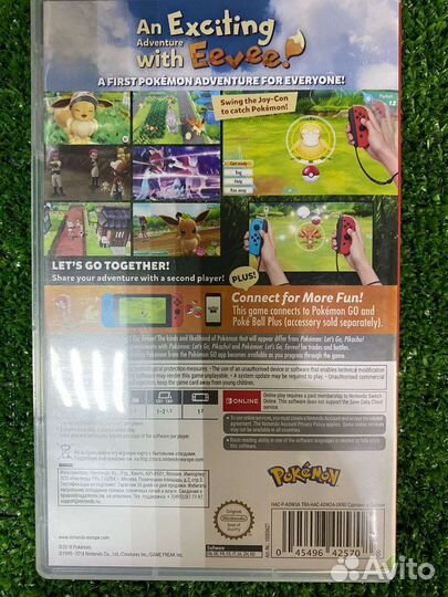 Игра Nintendo Pokemon Let's Go Evee
