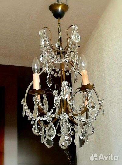 Старинная люстра (Франция)