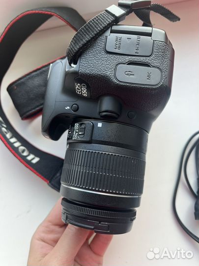 Фотоаппарат Canon 650d с объективом 18-55mm