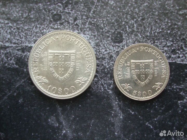 Серебряные монеты Португалии