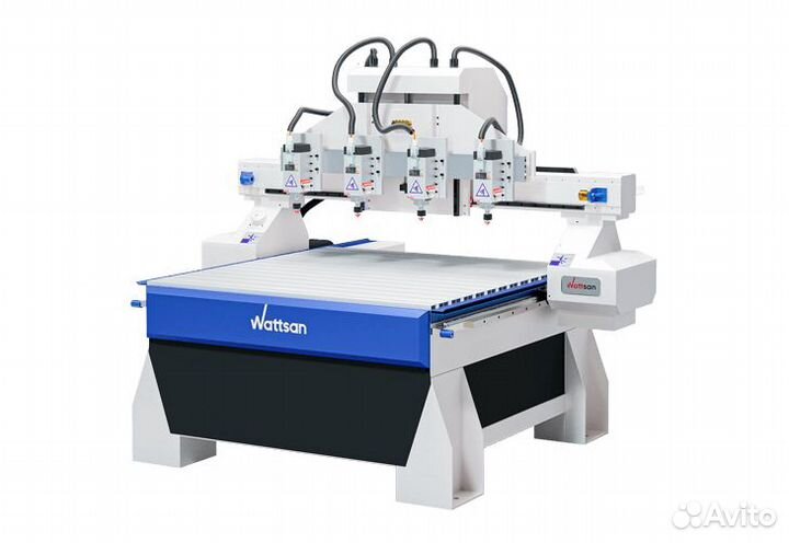 3D Фрезерный станок с чпу с 4 шпинделями wattsan M