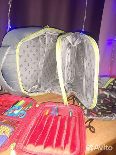 Рюкзак школьный, мешок для сменки, пенал