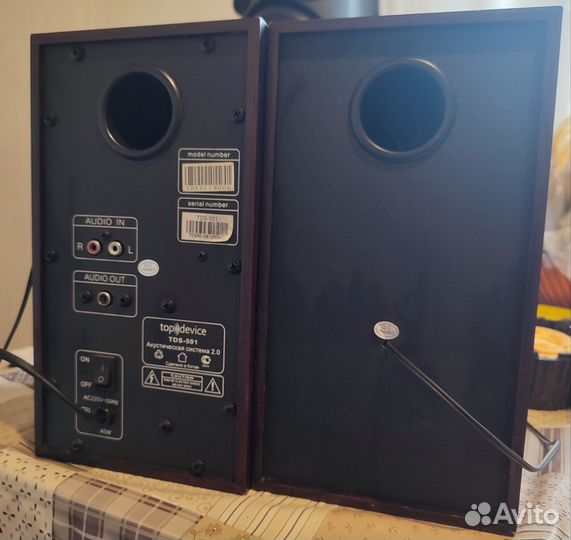 Колонки top device, модель hf-200Корпус дерево