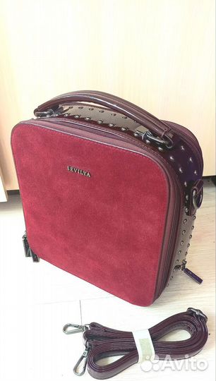 Сумка бордовая sevilya