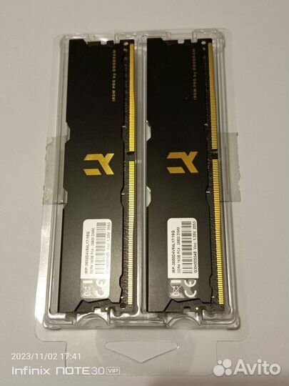 DDR4 32 GB 3600 мгц XMP CL17