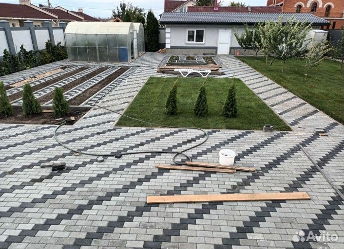 Тротуарная плитка, брусчатка