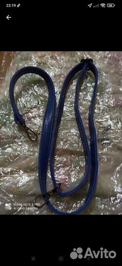 Ремень для сумки синий