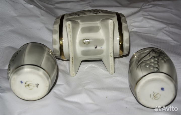 Бочонок для вина с кружками СССР, Кисловодск