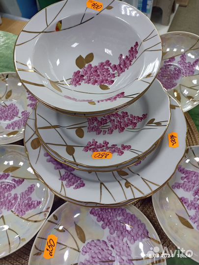 Тарелки Дулево разные