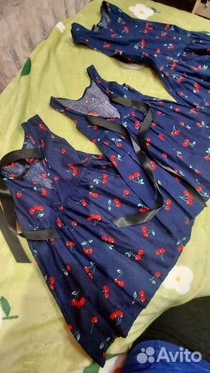 Платье мама дочь family look