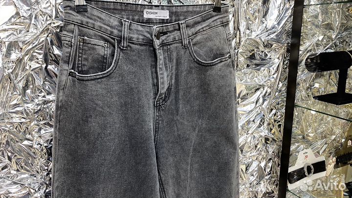 Джинсы палаццо женские 28