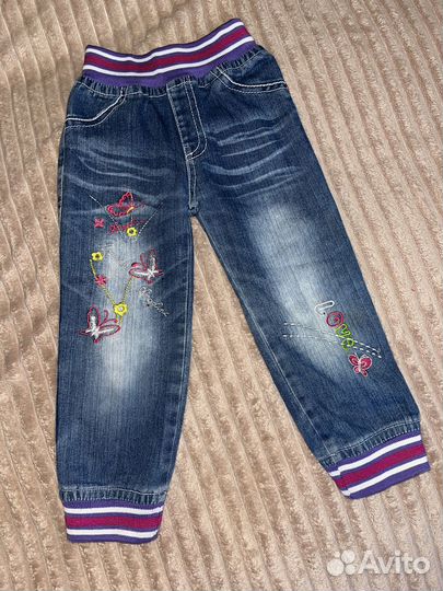 Джинсы для девочки 3 года