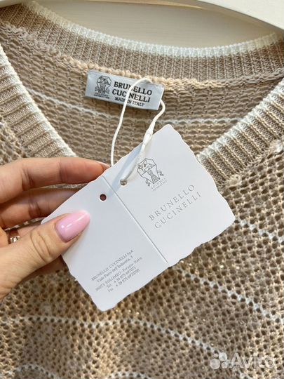 Кофта brunello Cucinelli с пайетками