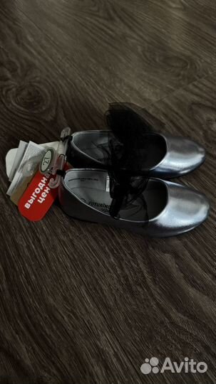 Балетки для девочки 27 размер новые