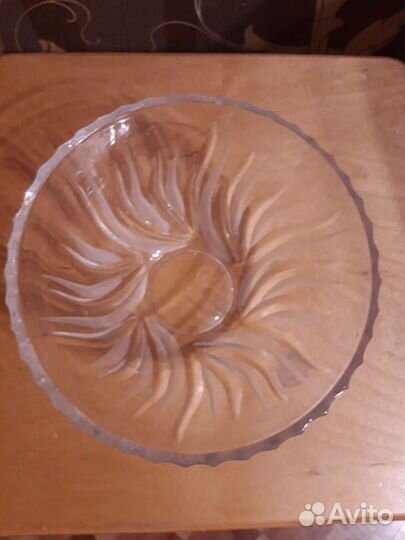 Салатник хрустальный