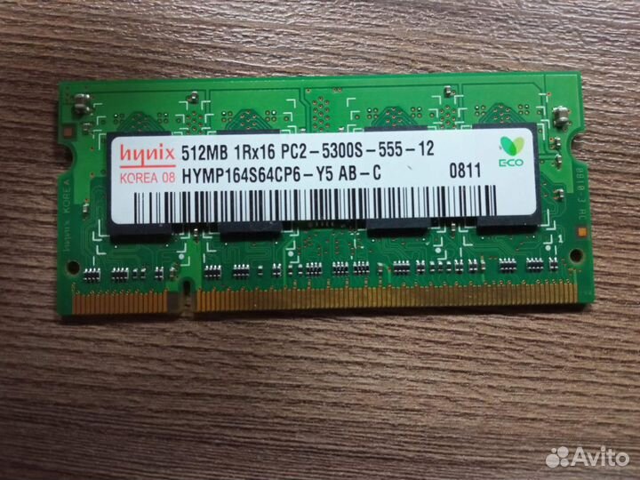 Модуль озу sodimm Hynix PC2-5300S-555-12