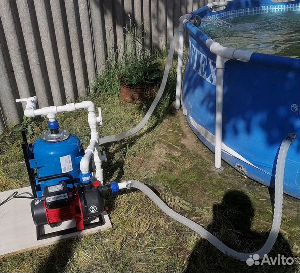 Песочный фильтр для бассейна- пруда 24