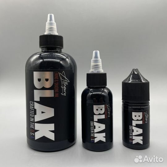 Краска для тату Allegory Black чёрная