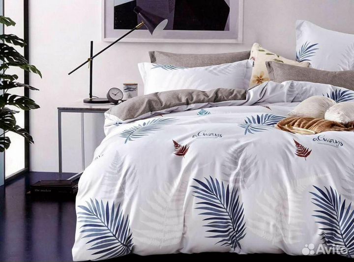 Постельное белье евро, 2ое, 1,5ое новое