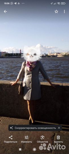 Плащ кожаный натуральн. Б/у 1 раз Турция