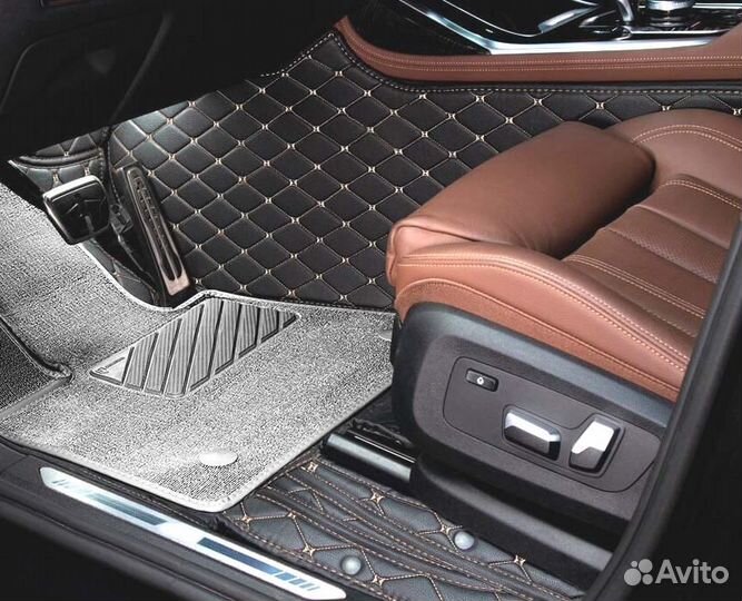 3D Коврики Hyundai Салон Багажник из Экокожи