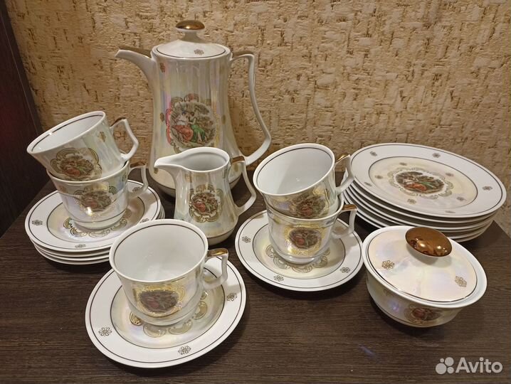 Чайный сервиз Мадонна Гдр jlmenau