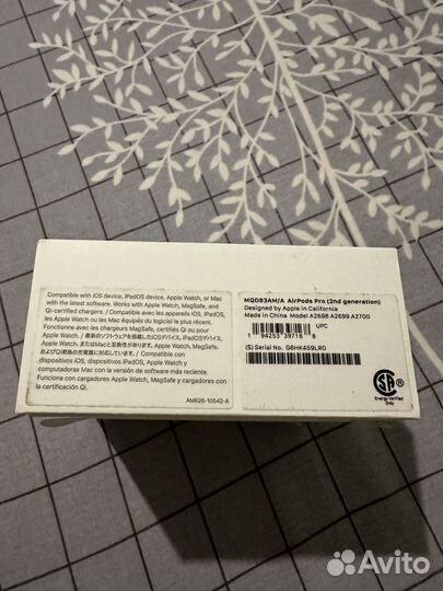 Airpods Pro 2- новые. Есть чек