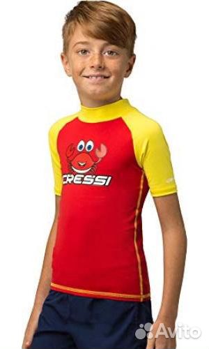 Детская лайкровая гидромайка с коротким рукавом Ra