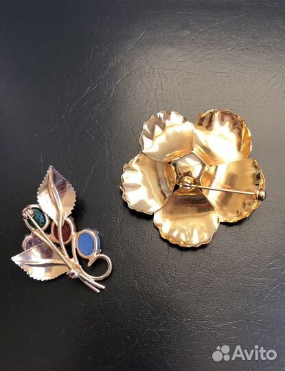 Винтажные броши бижутерия Винтаж