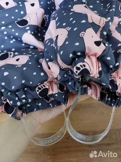 Зимний комбинезон для девочки 86р