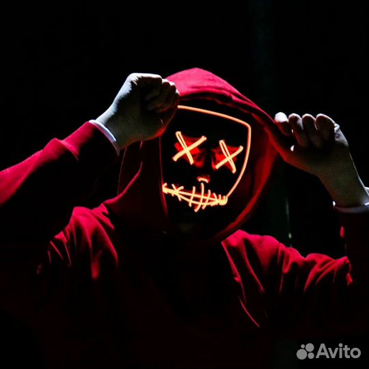 Маска Судная ночь с подсветкой