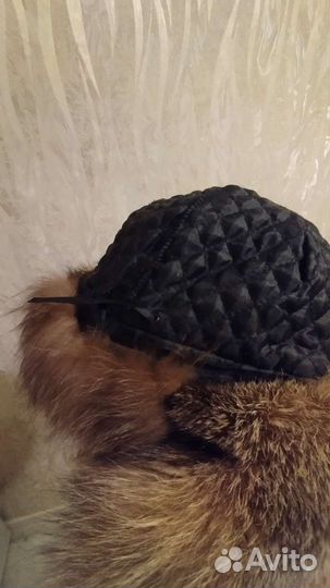 Женская шапка натуральный мех