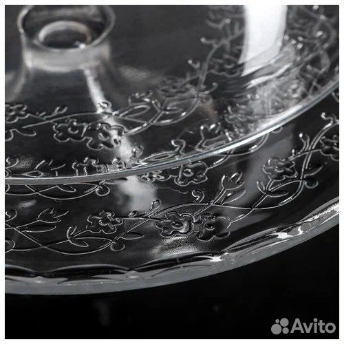 Стеклянная тортовница с крышкой Икеа IKEA новая