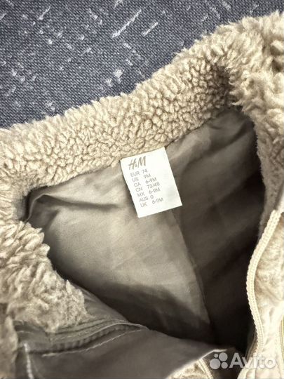 Куртка H&M на мальчика 74 см