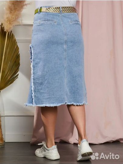 Юбка джинсовая